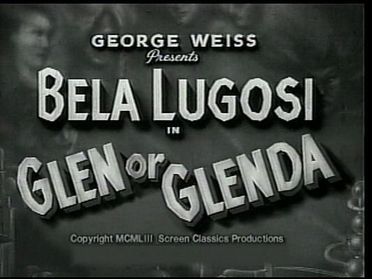 Title screen of Glen or Glenda