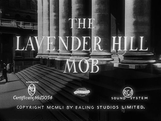 Title screen of The Lavender Hill Mob