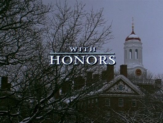 Title screen of With Honors