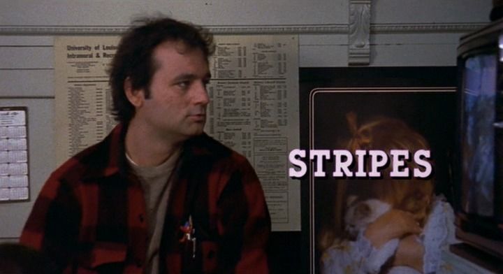 Title screen of Stripes