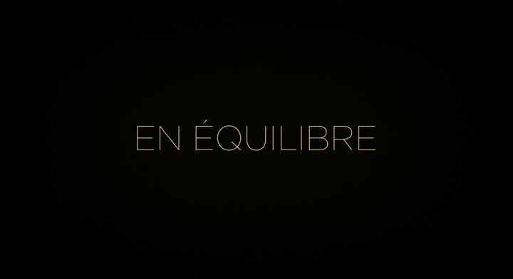 Title screen of En équilibre