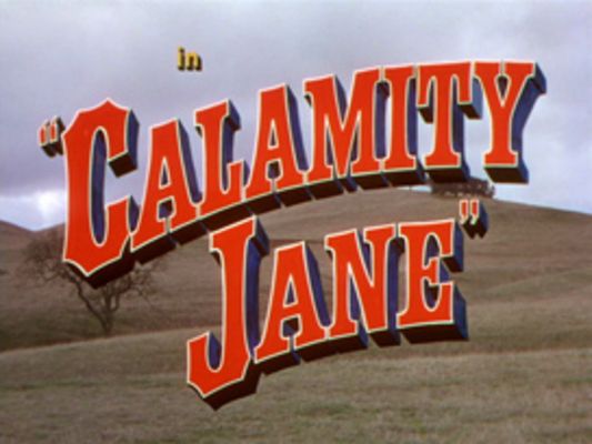 Title screen of Calamity Jane