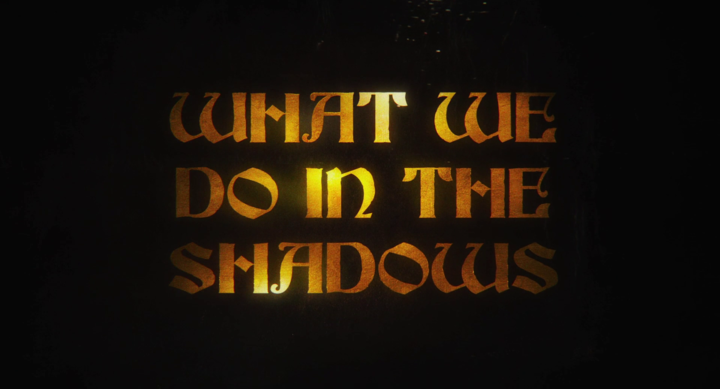 Title screen of What We Do in the Shadows