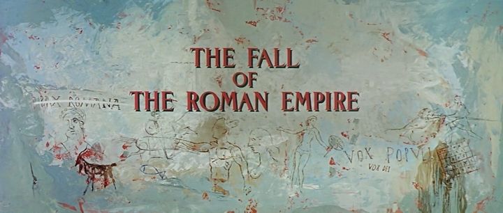 Title screen of The Fall of the Roman Empire
