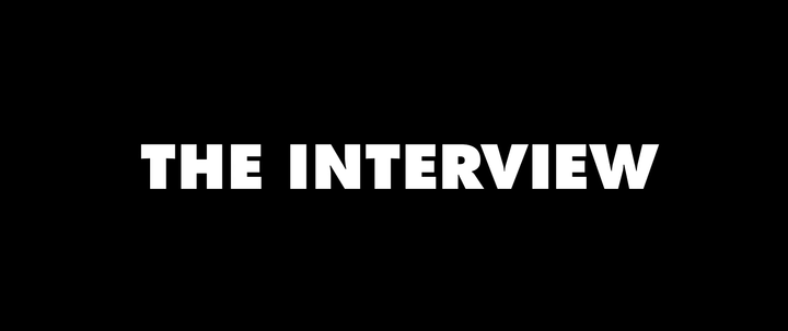 Title screen of The Interview
