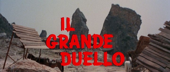 Title screen of Il grande duello