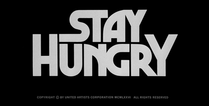 Title screen of Stay Hungry