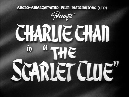 Title screen of The Scarlet Clue