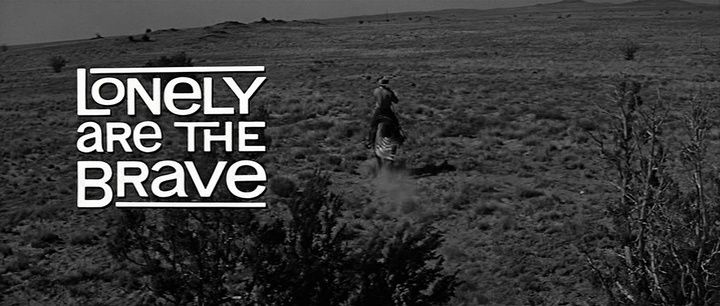 Title screen of Lonely Are the Brave