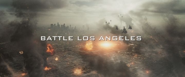 Title screen of Battle: Los Angeles