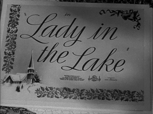 Title screen of Lady in the Lake