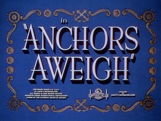 Title screen of Anchors Aweigh