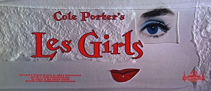 Title screen of Les Girls