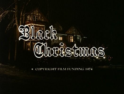 Title screen of Black Christmas