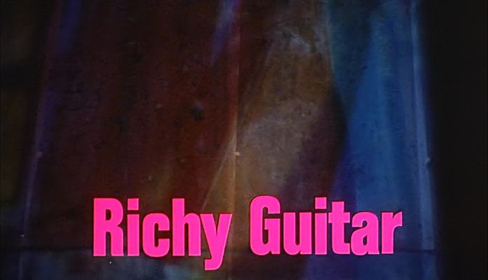 Title screen of Richy Guitar