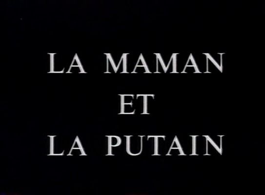 Title screen of La maman et la putain