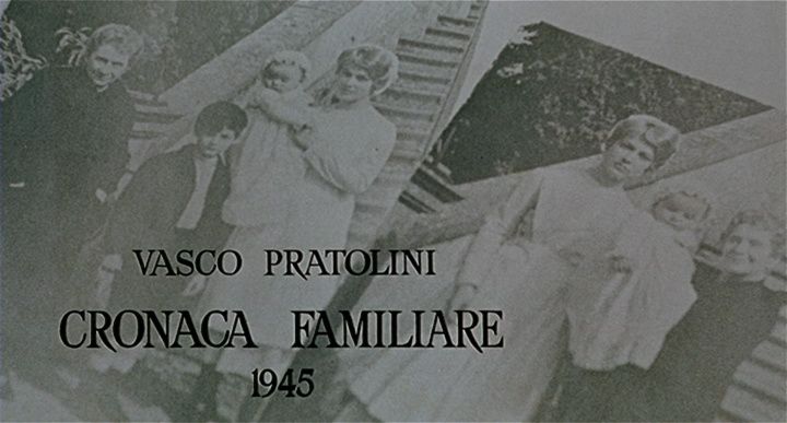 Title screen of Cronaca familiare