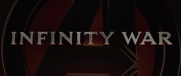 Title screen of Avengers: Infinity War