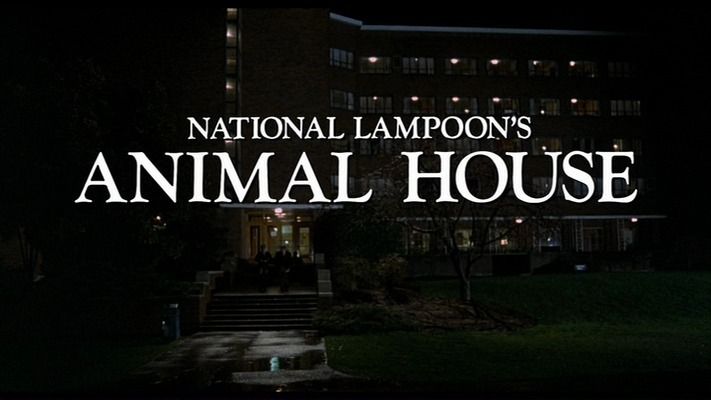 Title screen of Animal House