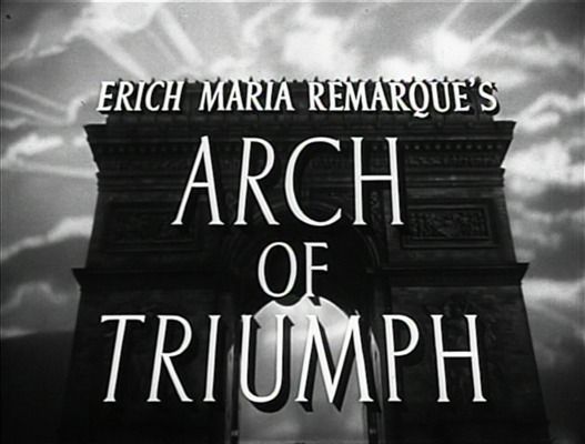 Title screen of Arch of Triumph