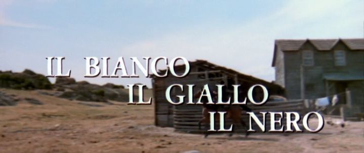 Title screen of Il bianco il giallo il nero