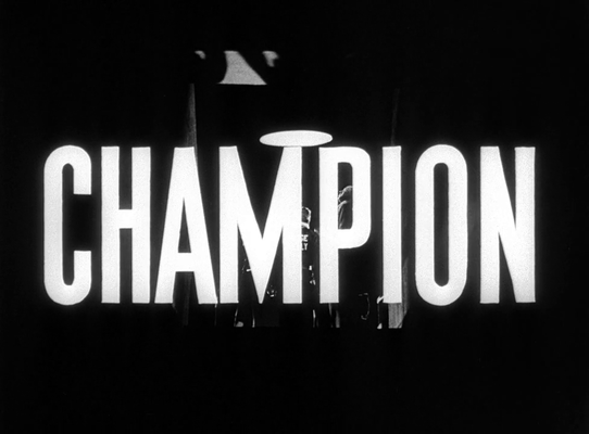 Title screen of Champion