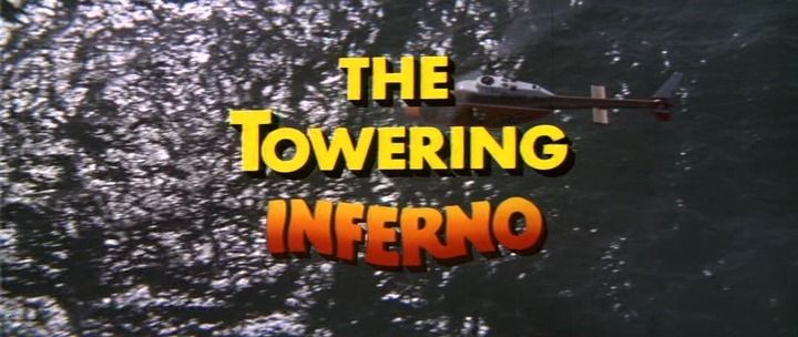 Title screen of The Towering Inferno