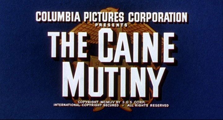 Title screen of The Caine Mutiny