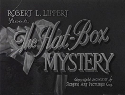 Title screen of The Hat Box Mystery
