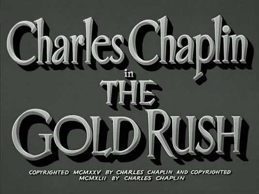 Title screen of The Gold Rush