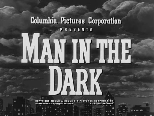 Title screen of Man in the Dark