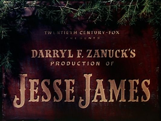 Title screen of Jesse James