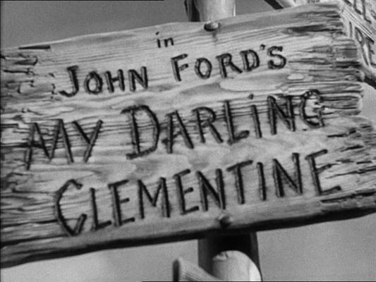 Title screen of My Darling Clementine