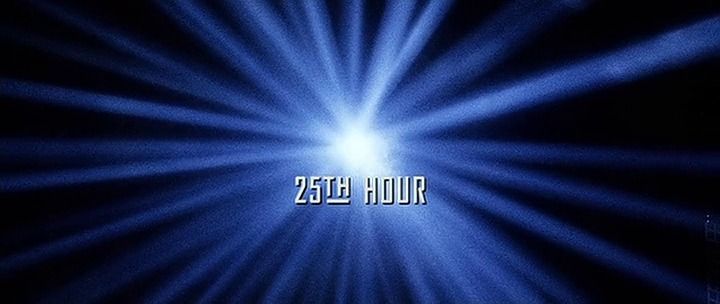Title screen of 25th Hour