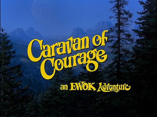 Title screen of The Ewok Adventure