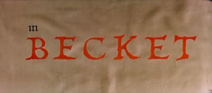 Title screen of Becket