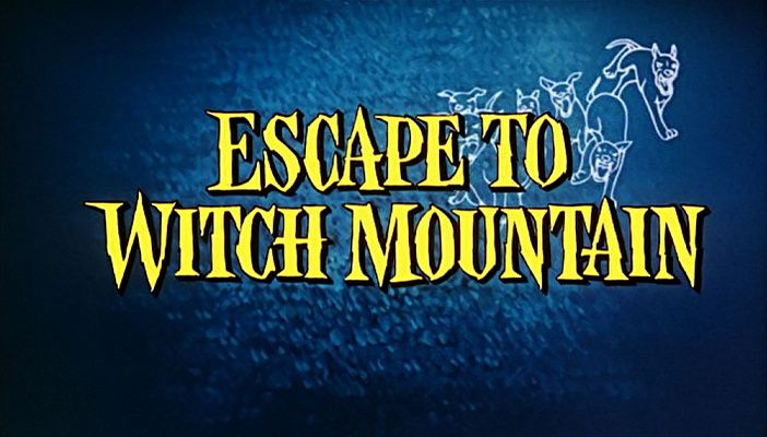Title screen of Escape to Witch Mountain