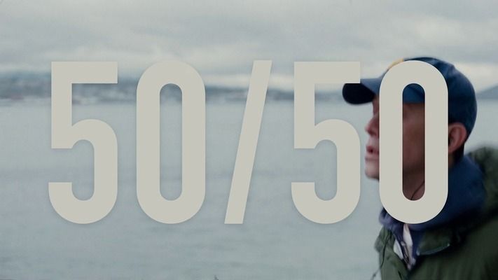 Title screen of 50/50