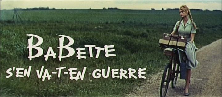 Title screen of Babette s'en va-t-en guerre
