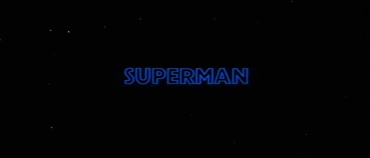 Title screen of Superman
