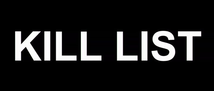 Title screen of Kill List