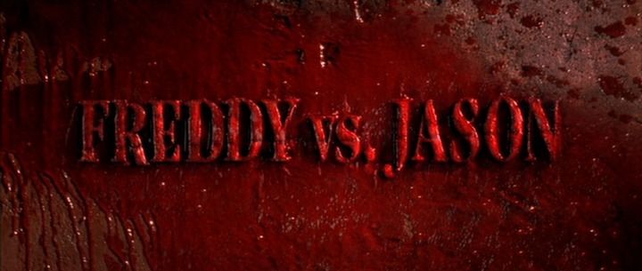Title screen of Freddy vs. Jason