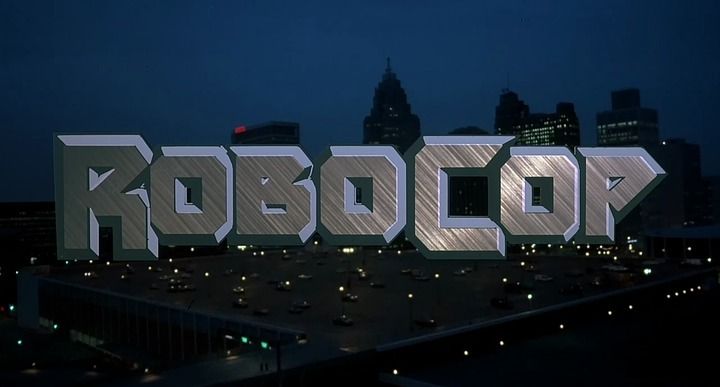 Title screen of RoboCop