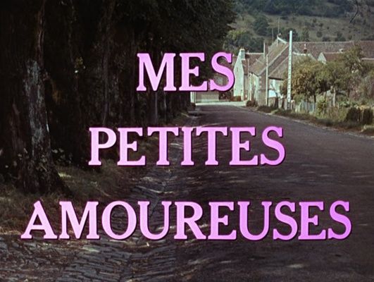 Title screen of Mes petites amoureuses