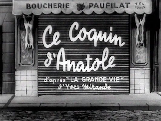 Title screen of Ce coquin d'Anatole
