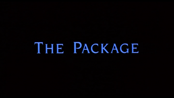 Title screen of The Package