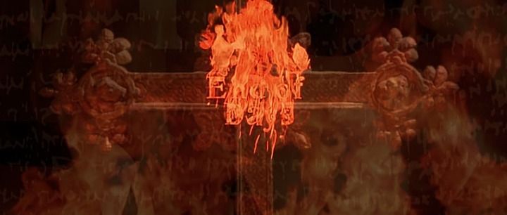 Title screen of End of Days