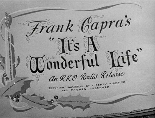 Title screen of It's a Wonderful Life