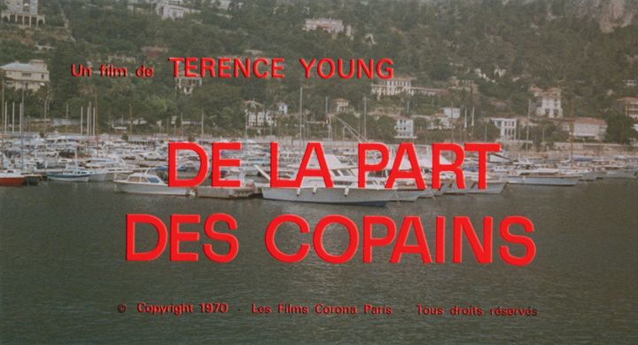 Title screen of De la part des copains