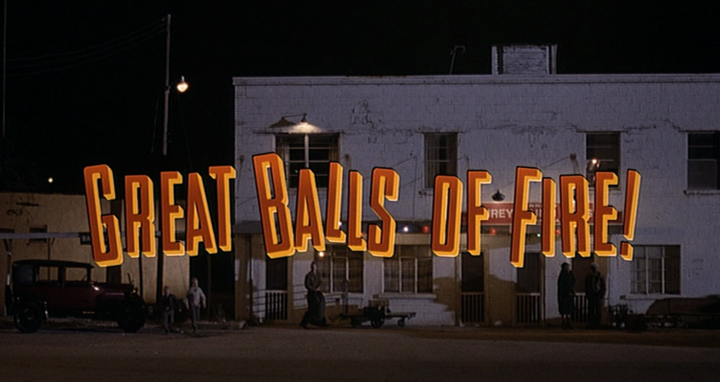 Title screen of Great Balls of Fire!